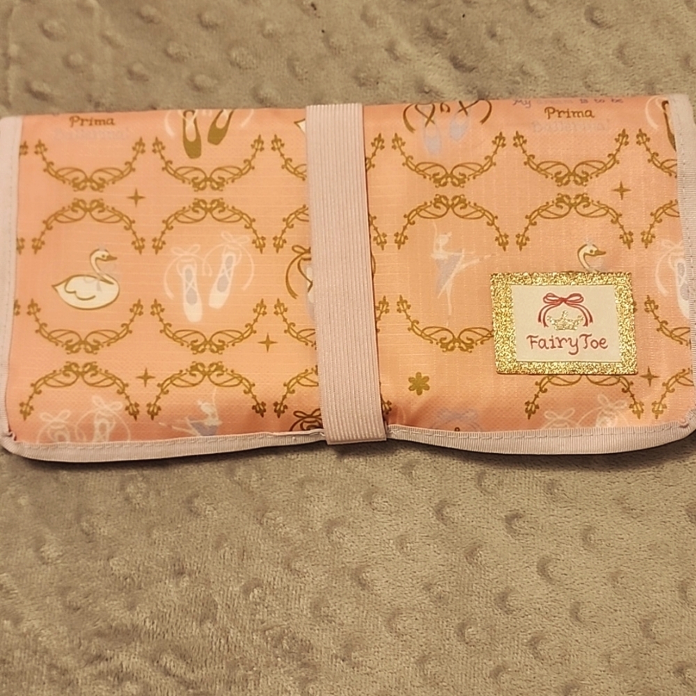 Japanese Fairy Toe Ballet Shoe Bag in Pink and Gold